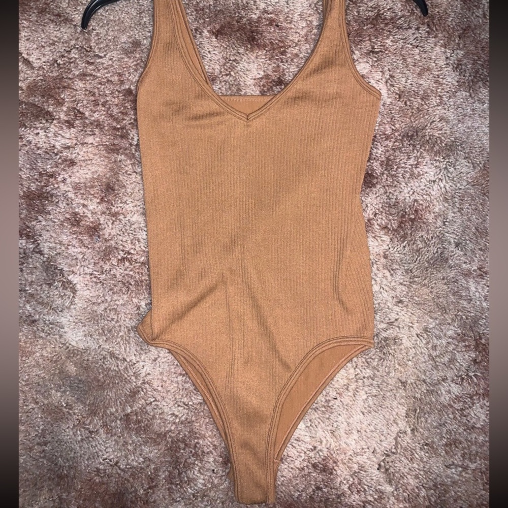 Brown tank bodysuit